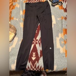 Black workout tights